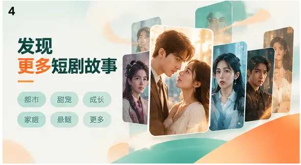 在浏览器中查看短剧内容的场景